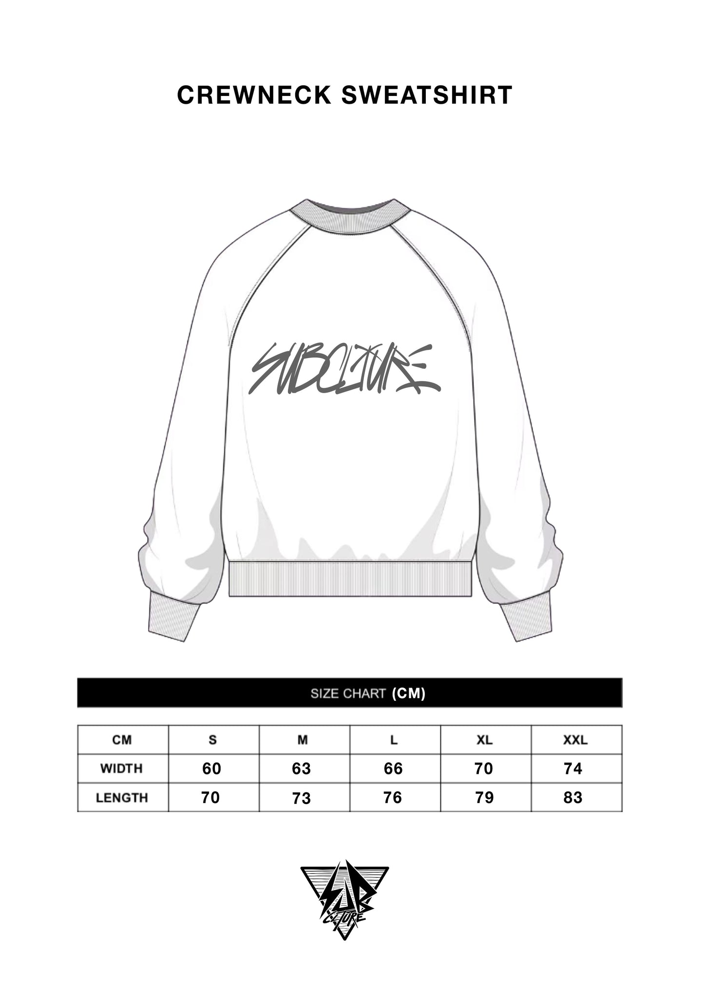 "TAGGIN'" CREW NECK SWEATSHIRT