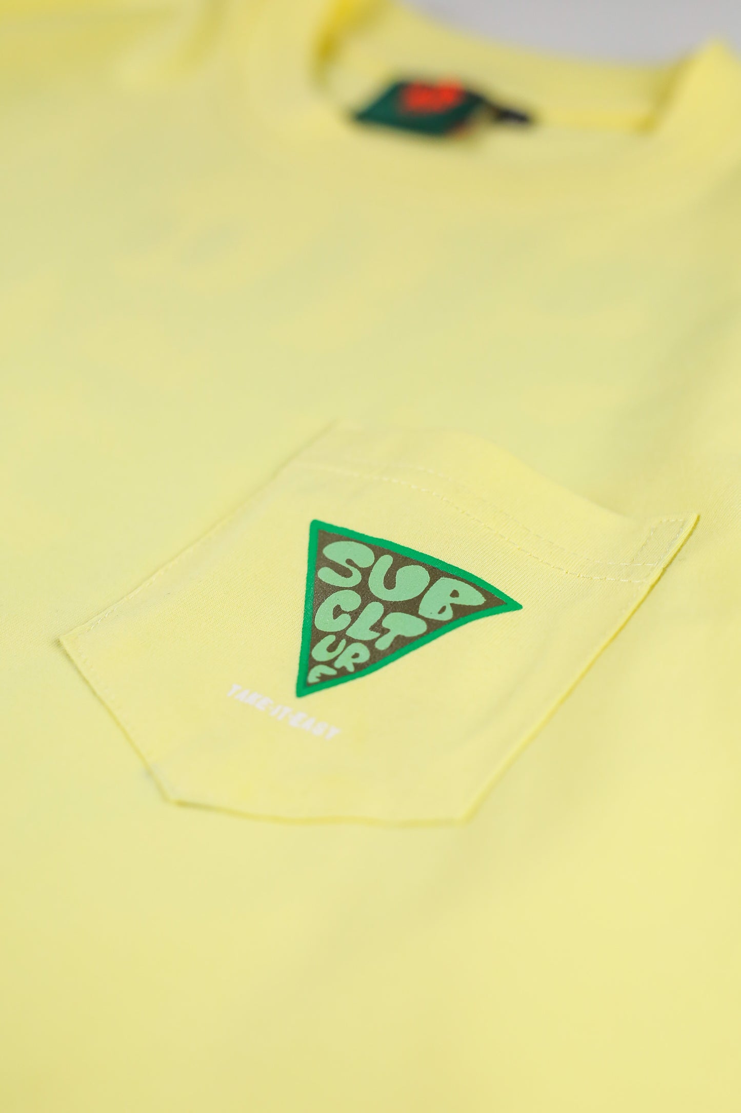 "TAKE-IT-EASY" SHORT SLEEVE POCKET T-SHIRT