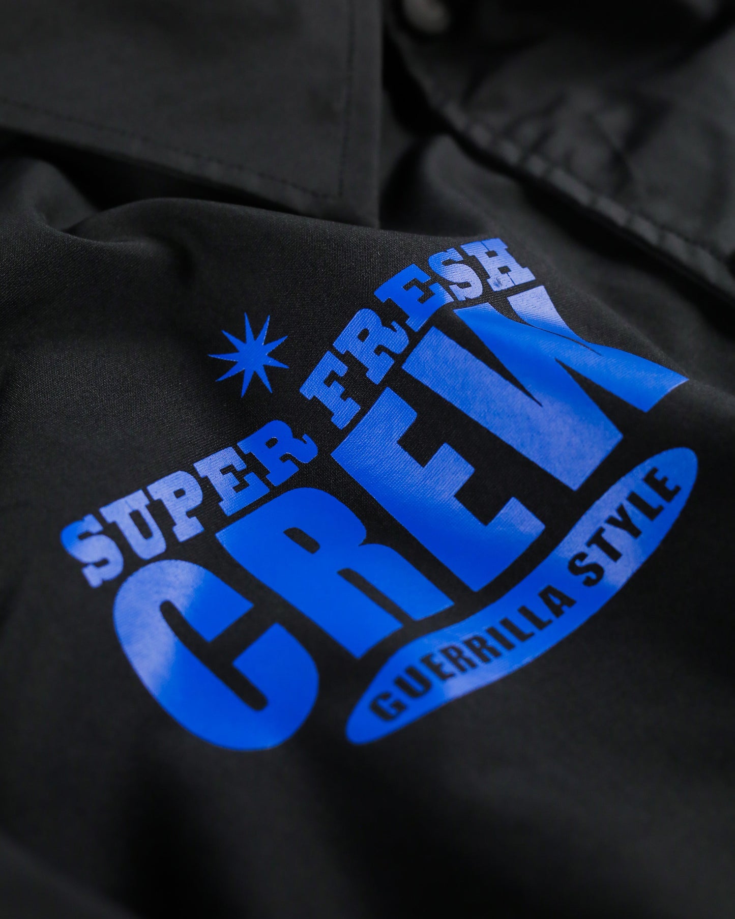 "SUPER FRESH CREW" COACH JACKET