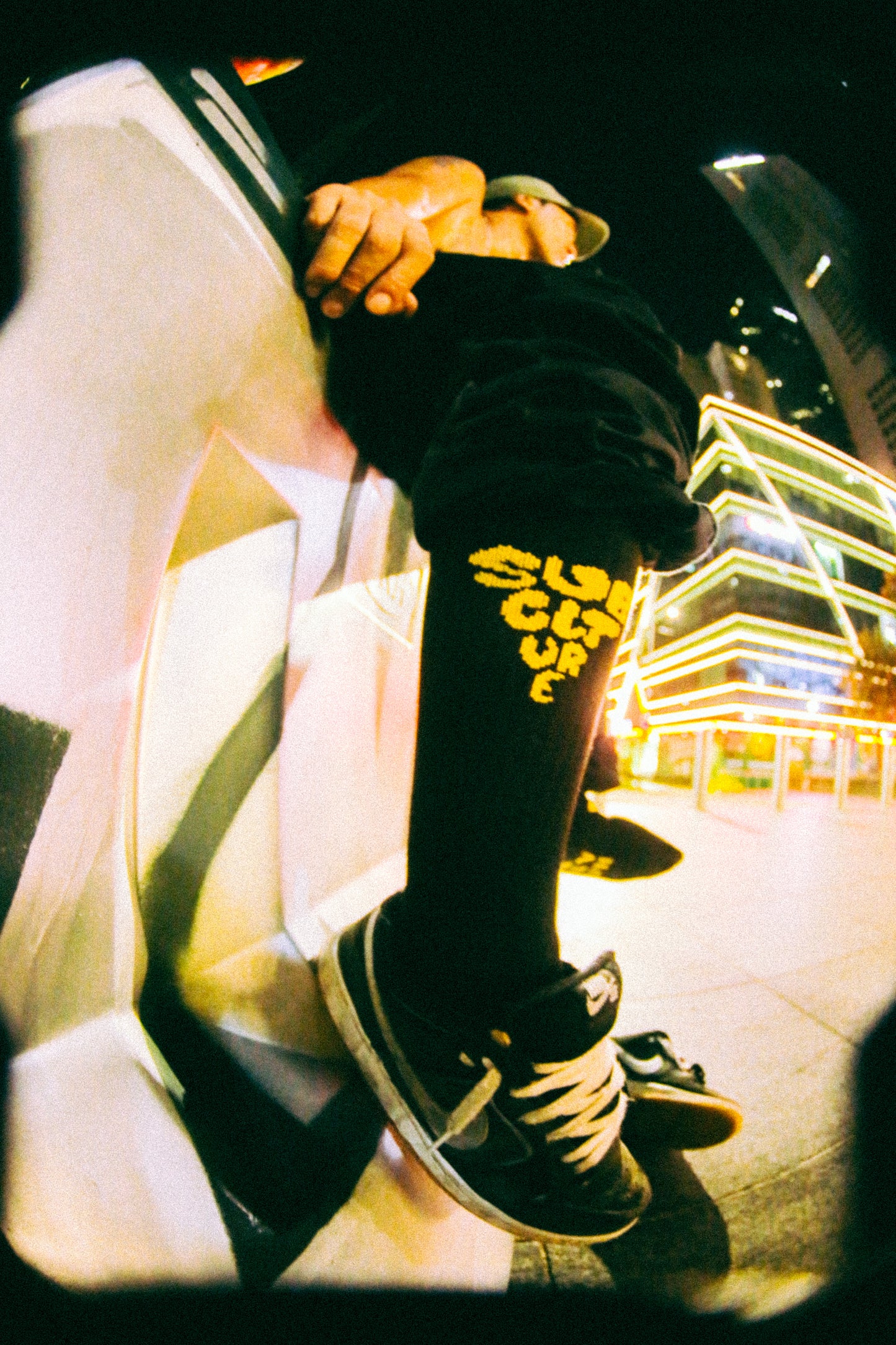 "HAVE A NICE DAY" CREW SOCK