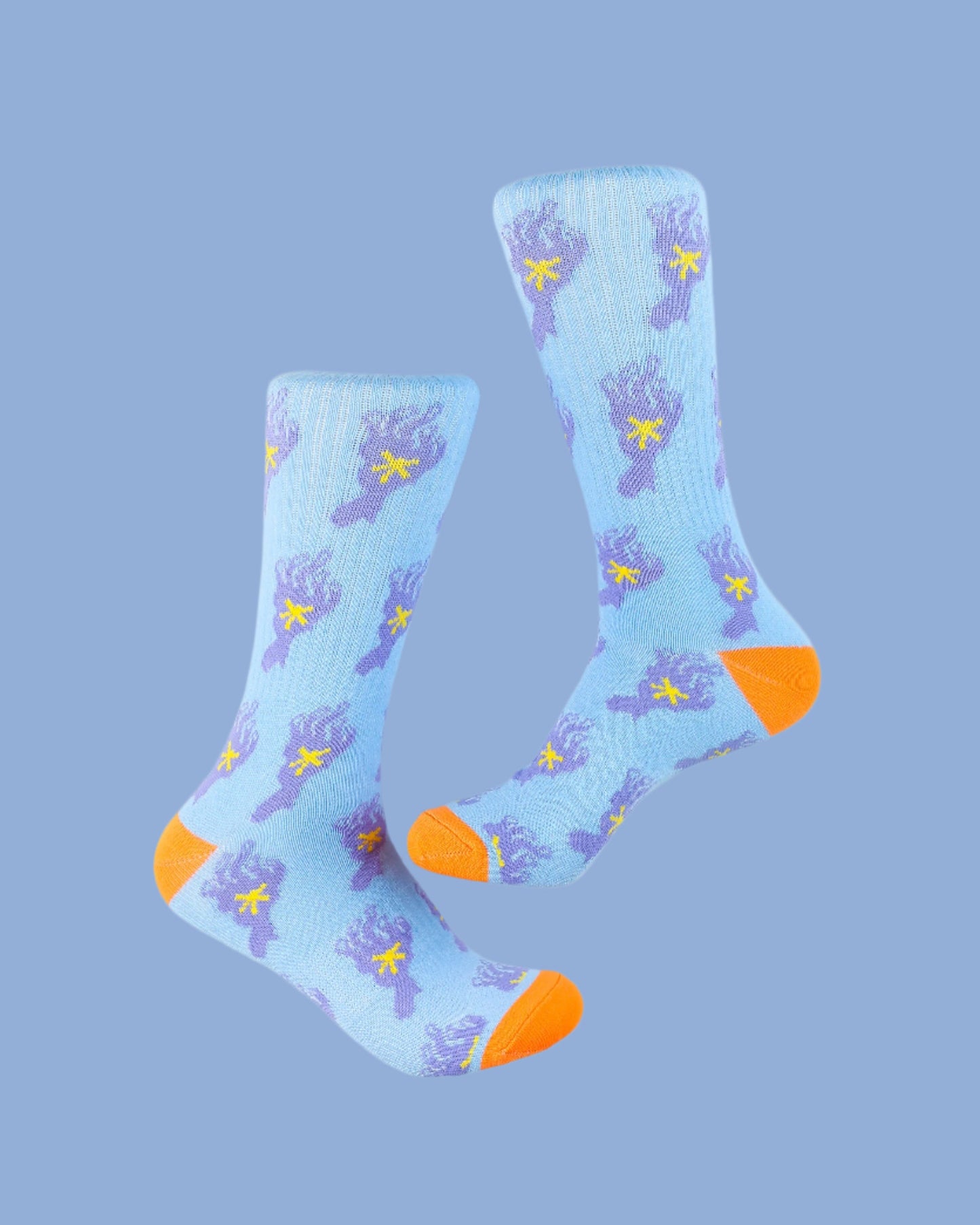 "STEADY HANDS" CREW SOCKS