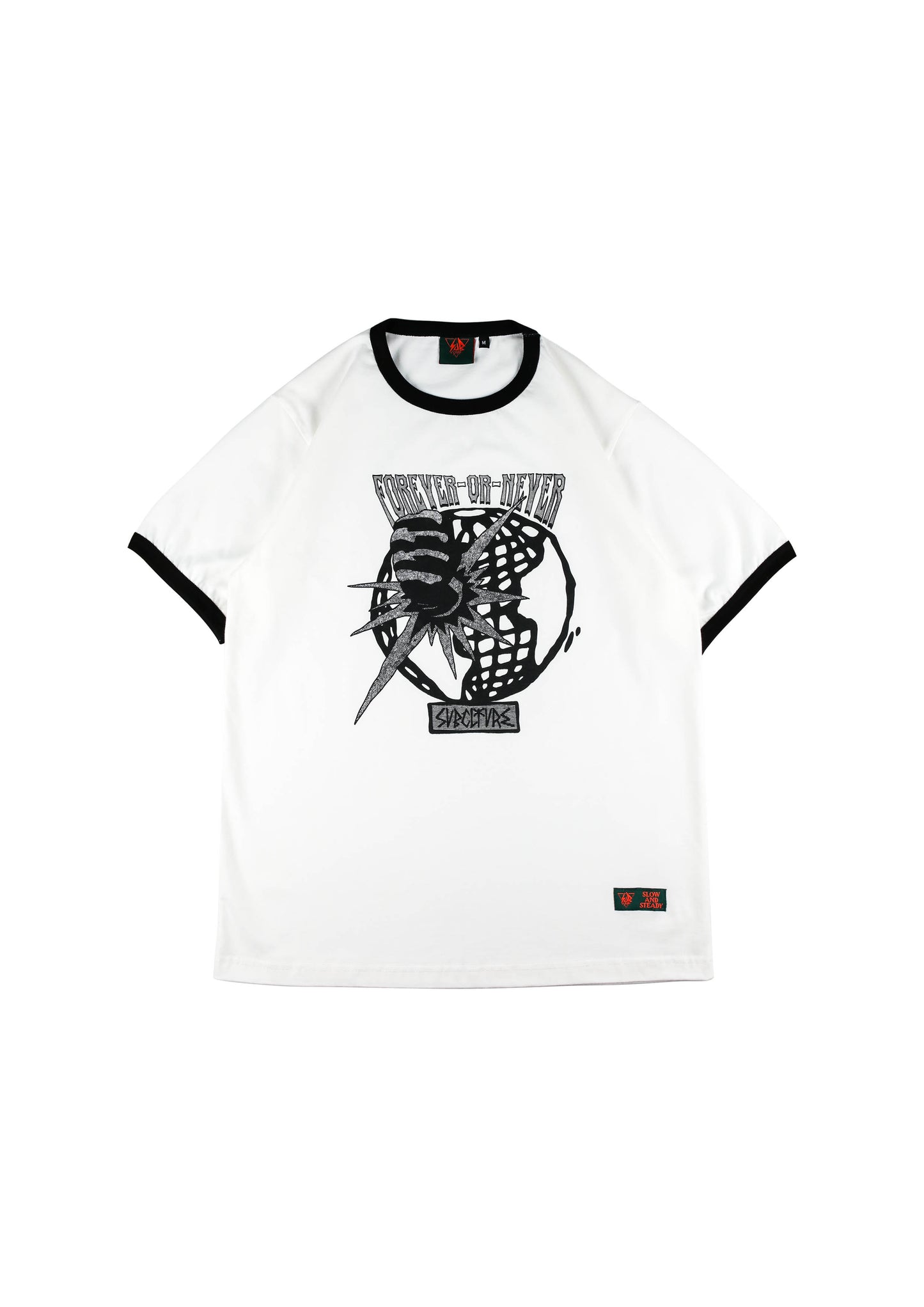 "FOREVER OR NEVER" SHORT SLEEVE T-SHIRT