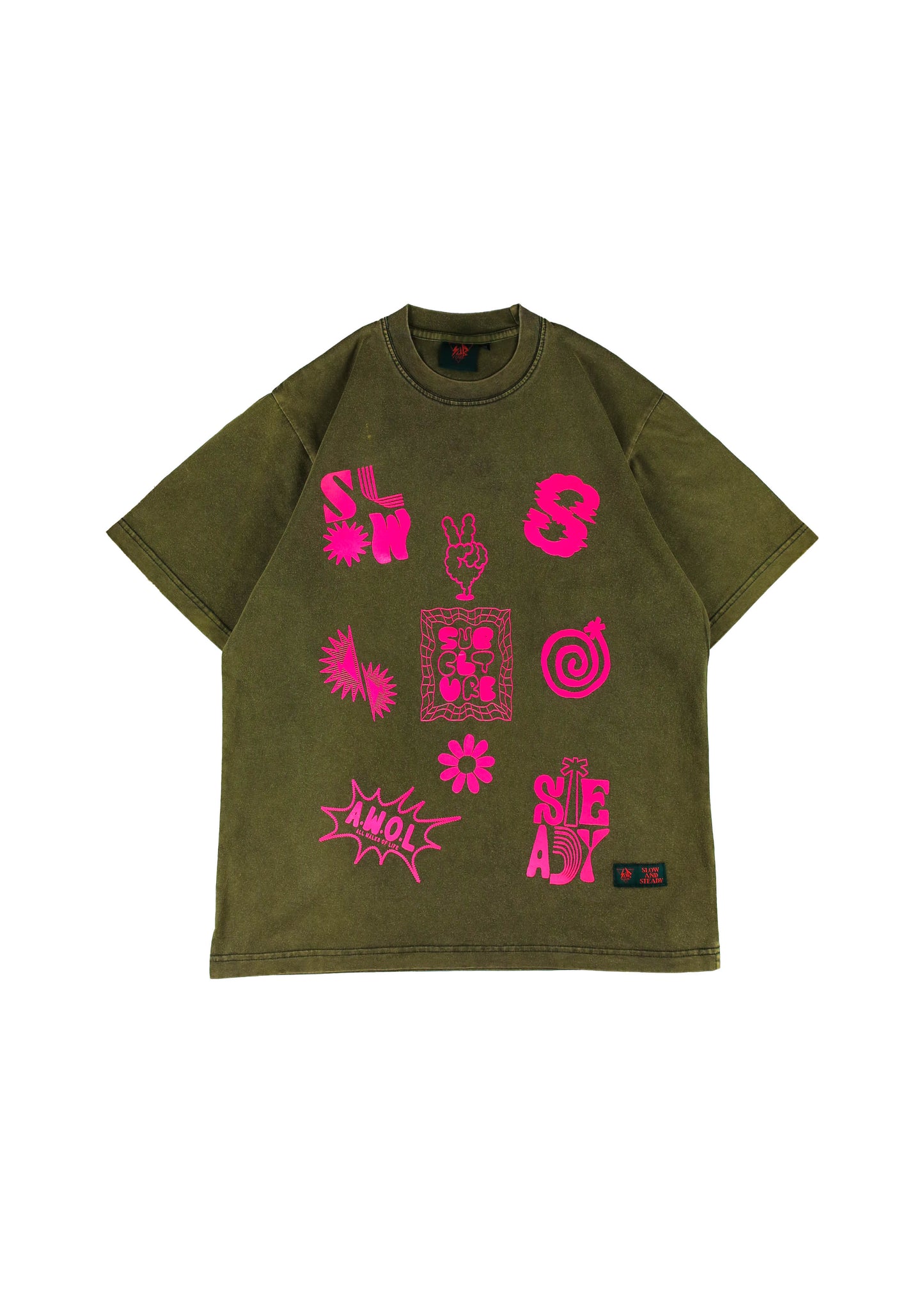 "WASHED" SHORT SLEEVE T-SHIRT