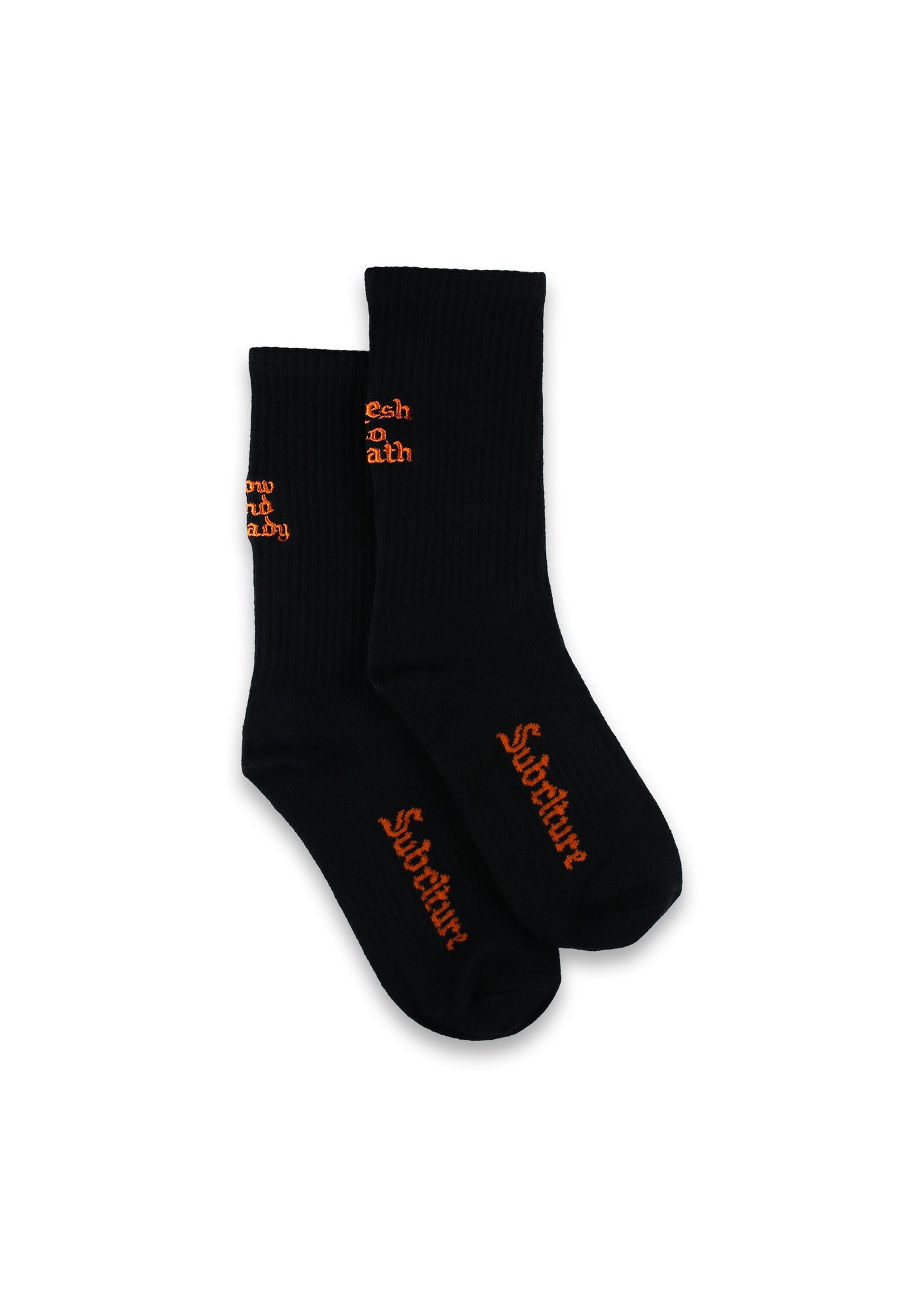 EMBROIDERED CREW SOCKS