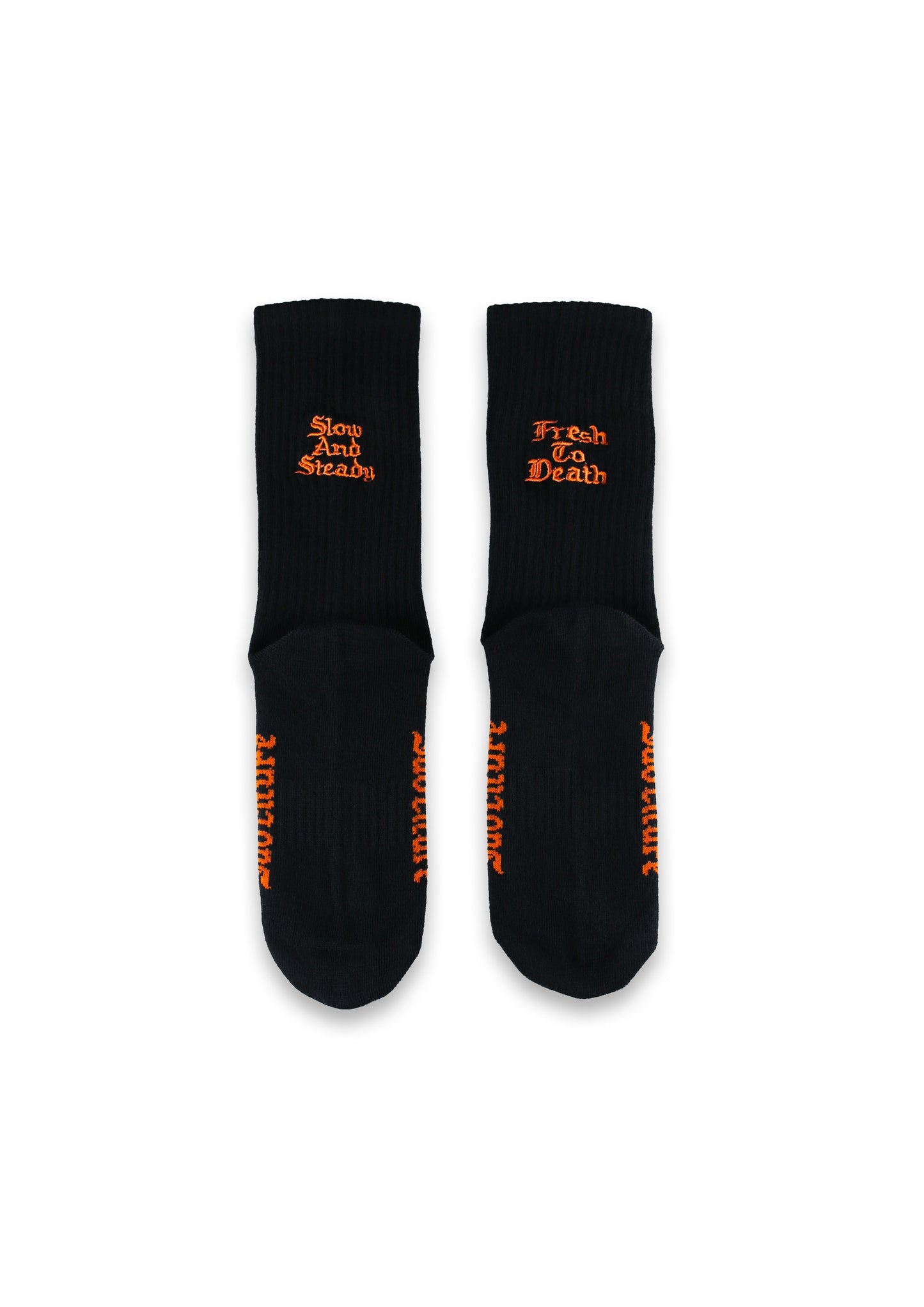 EMBROIDERED CREW SOCKS