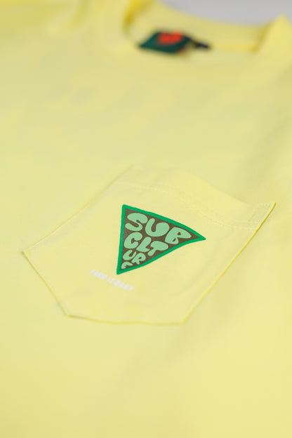 "TAKE-IT-EASY" SHORT SLEEVE POCKET T-SHIRT