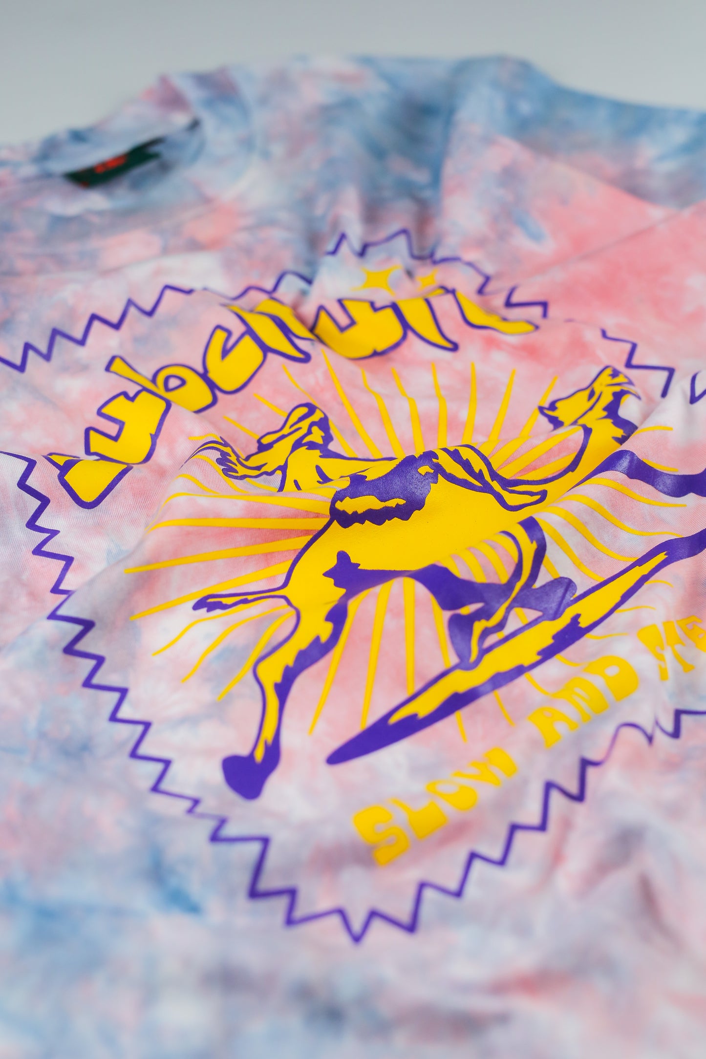 "FOR THE LONG RUN" TIE DYE T-SHIRT