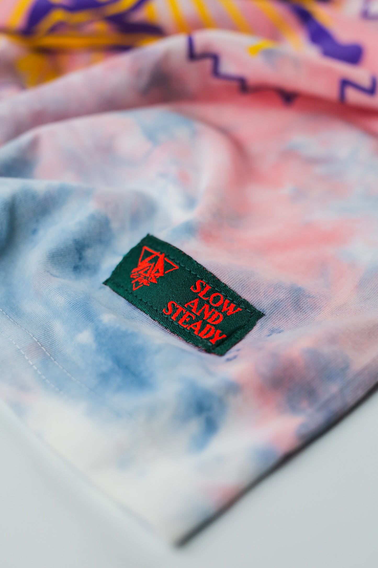 "FOR THE LONG RUN" TIE DYE T-SHIRT