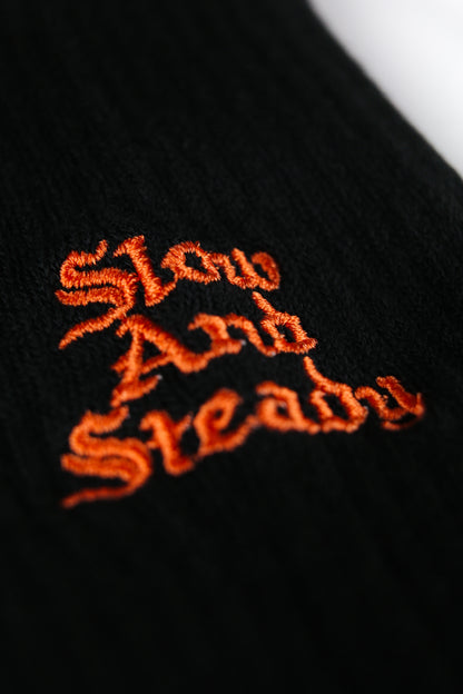EMBROIDERED CREW SOCKS