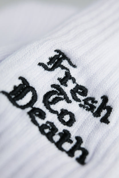 EMBROIDERED CREW SOCKS