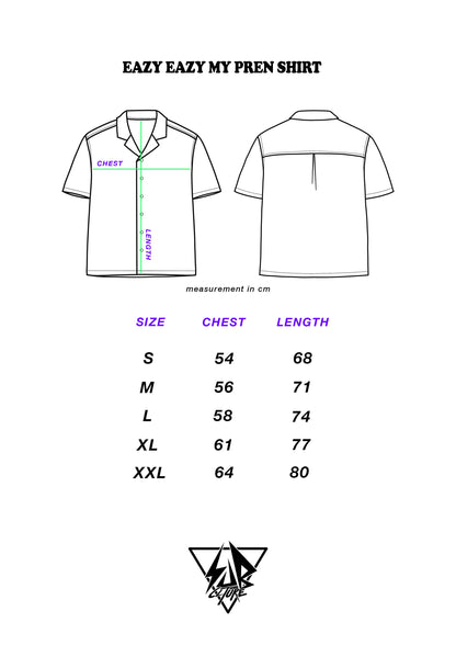 "EAZY EAZY MY PREN" SHORT SLEEVE SHIRT