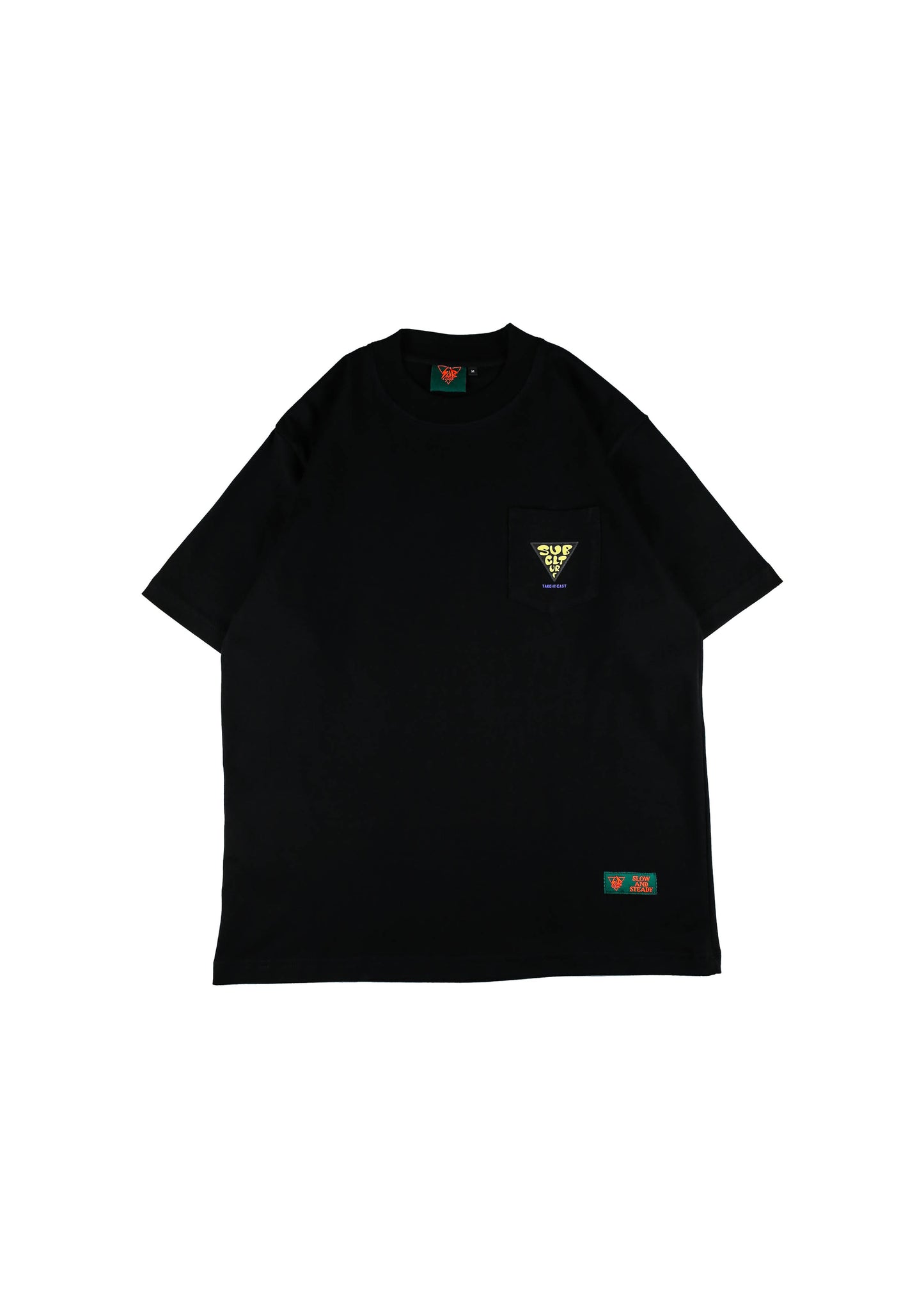 "TAKE-IT-EASY" SHORT SLEEVE POCKET T-SHIRT