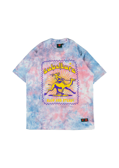 "FOR THE LONG RUN" TIE DYE T-SHIRT