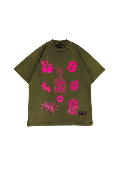 "WASHED" SHORT SLEEVE T-SHIRT